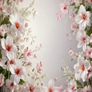 light floral background