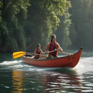 canoeing png