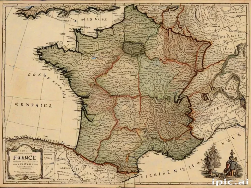 map of france