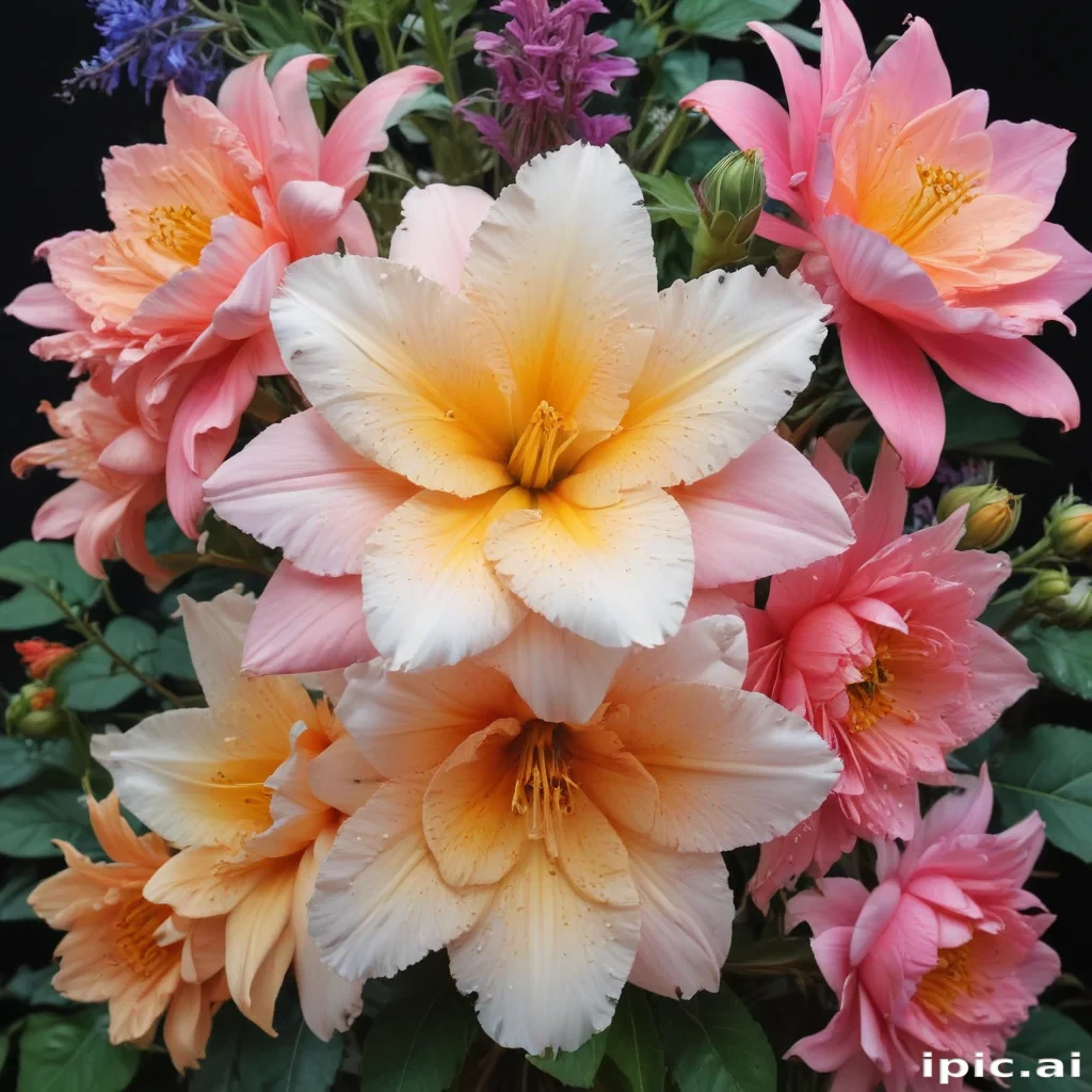flowers to draw in color