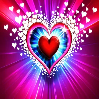 cool heart backgrounds