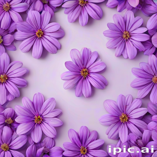 purple flowers background