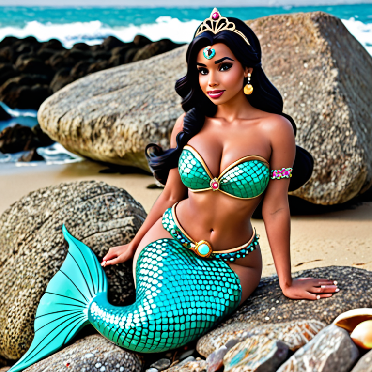 Free: Mermaid Clipart Bra - Little Mermaid Seashell Bra 