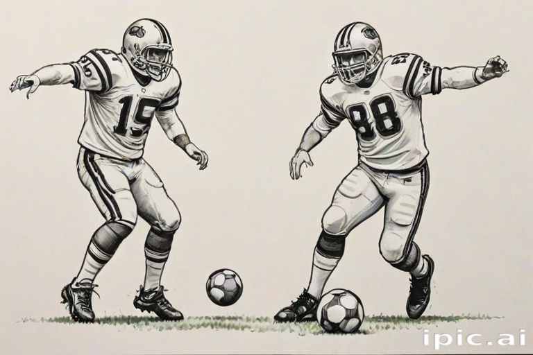 football drawing