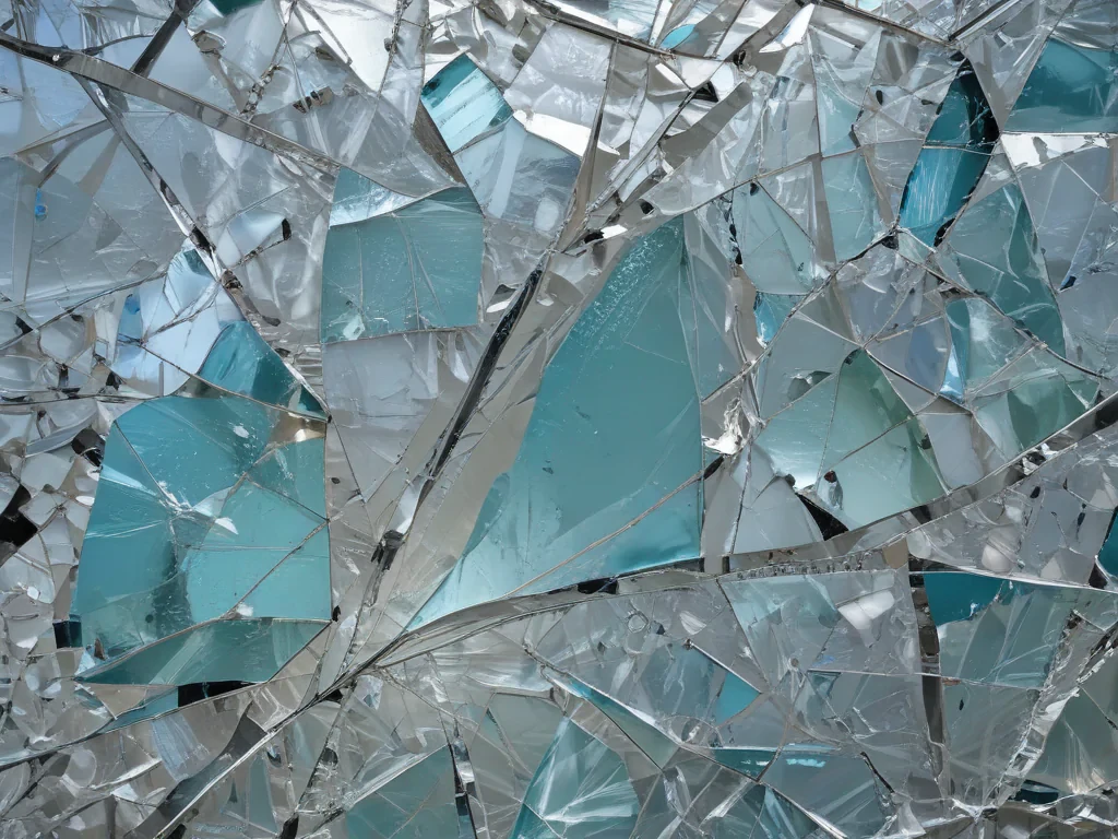 broken glass overlay