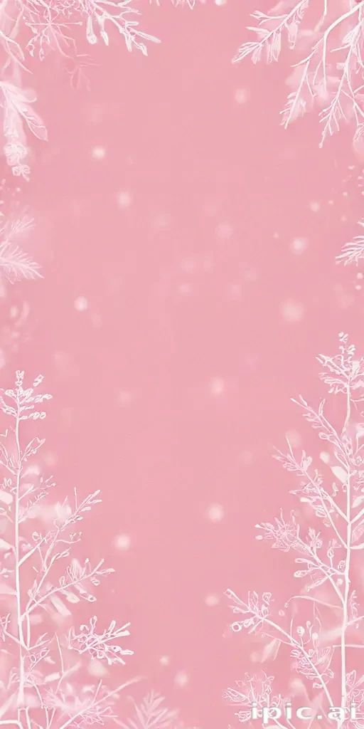 pink winter background