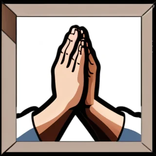 praying hands clipart