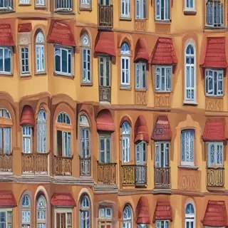 background of a house
