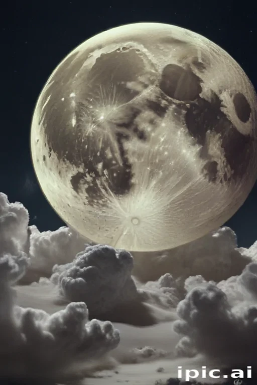 vintage moon art