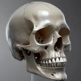 transparent skull png