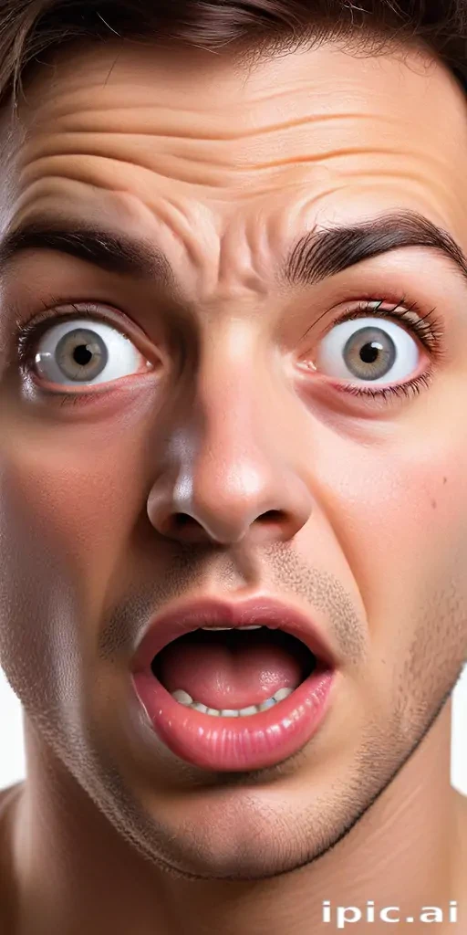shocked face png