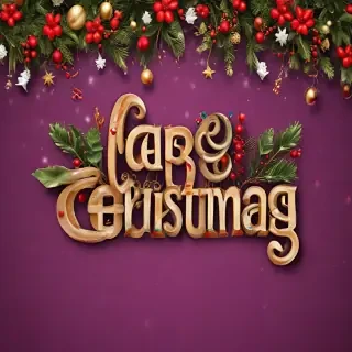 text merry christmas png