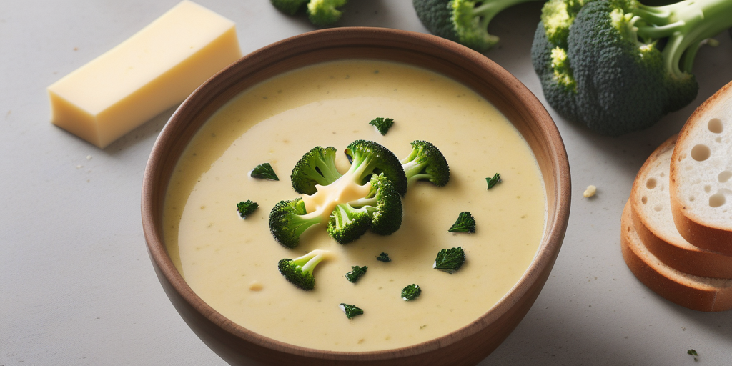 what to eat with broccoli and cheese soup