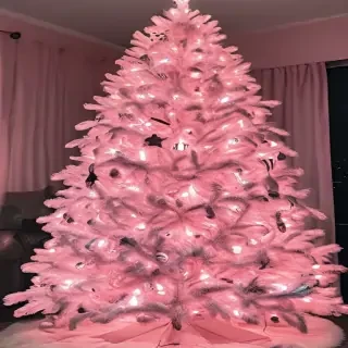 pink christmas aesthetic