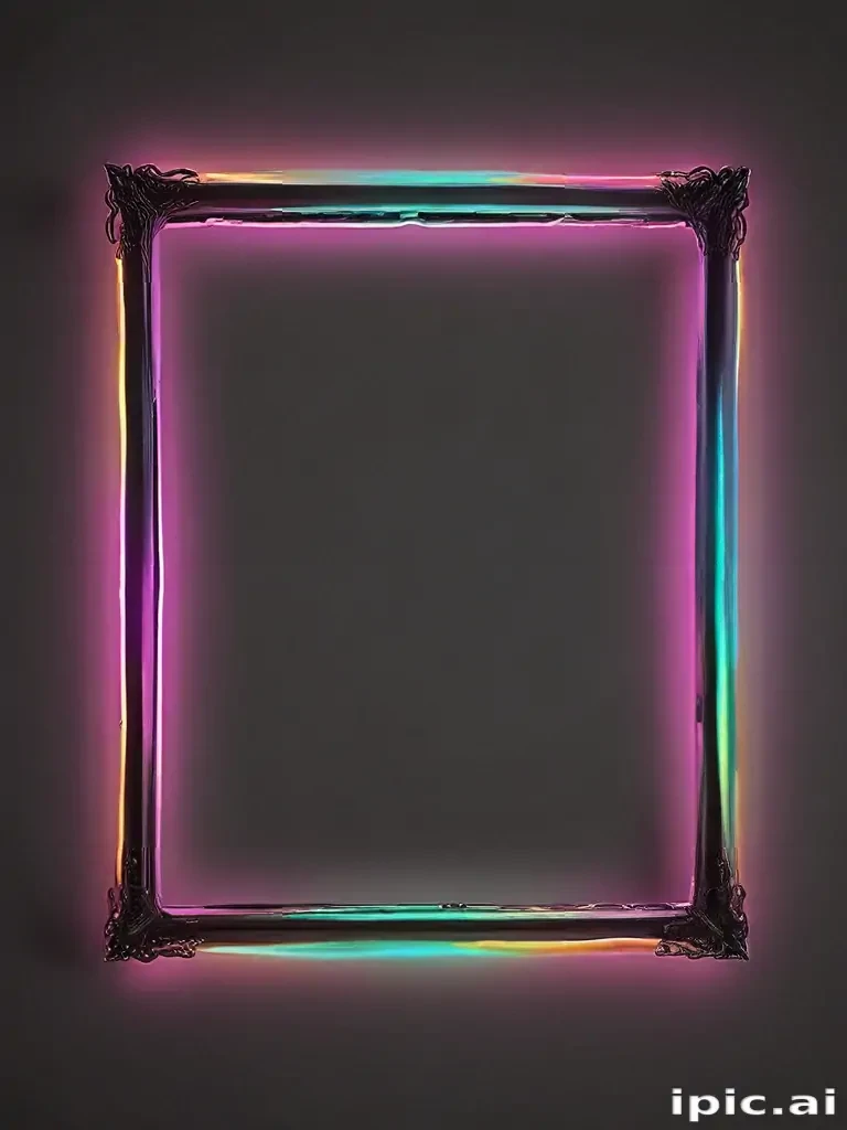 neon frame png