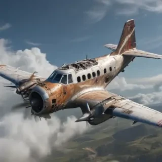 crashed plane png