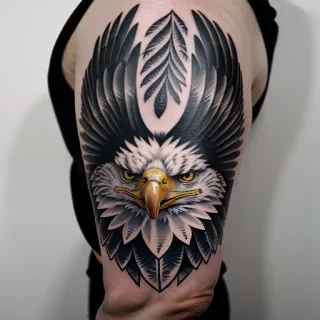 eagle tattoos on arm