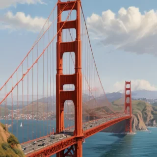 clipart golden gate bridge