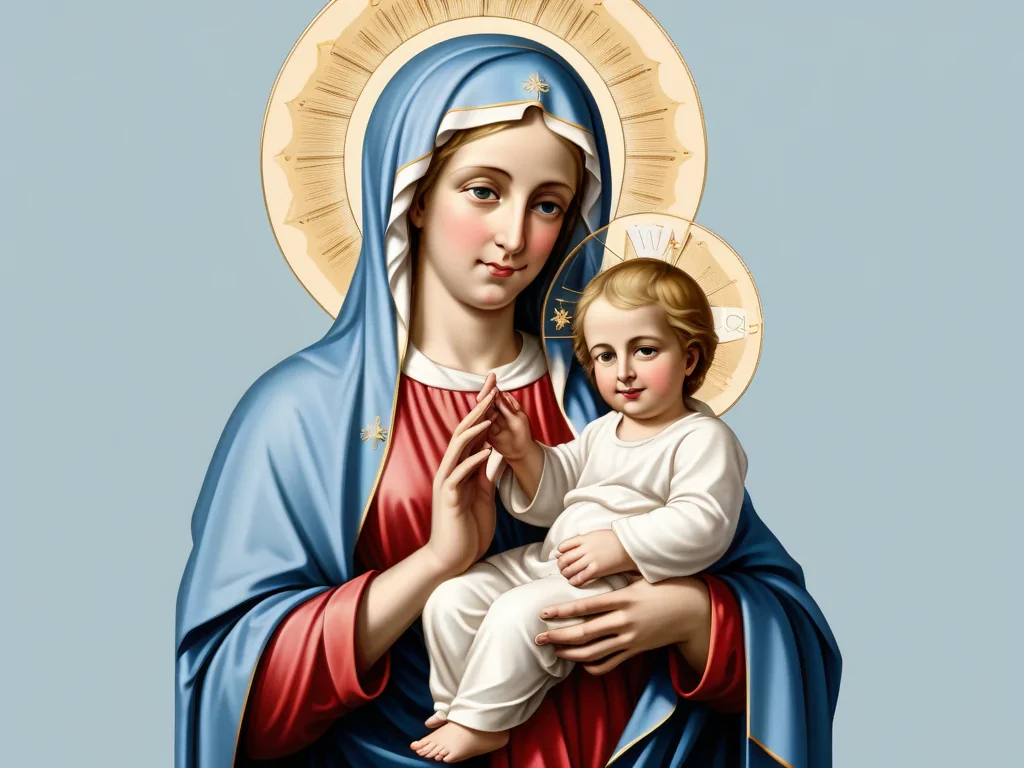 virgin mary clipart