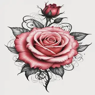 rose tattoo png