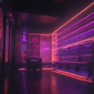 neon background aesthetic