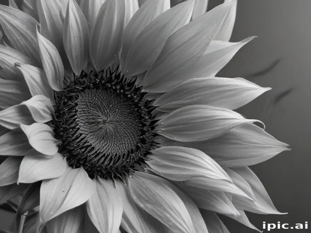 sunflower outline
