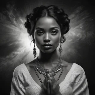 black and white png