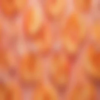 peach background aesthetic