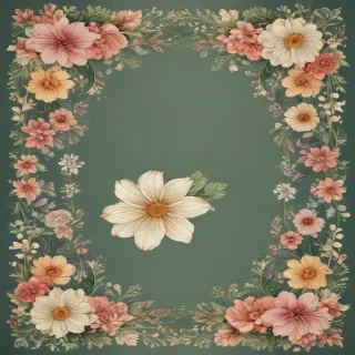 floral page borders
