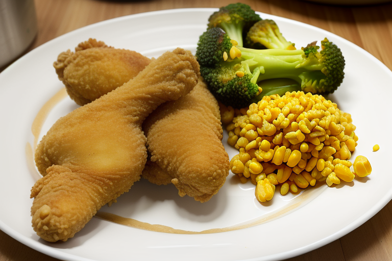 fried chicken with cornstarch no flour