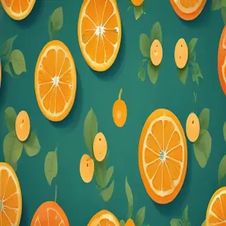 cute orange wallpaper