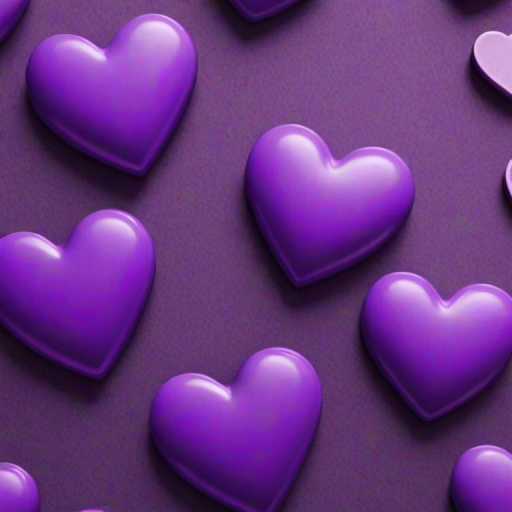 purple hearts wallpaper