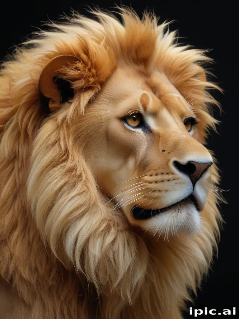 transparent lion