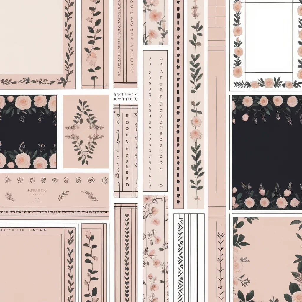 aesthetic borders