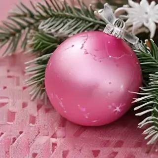 pink christmas desktop wallpaper