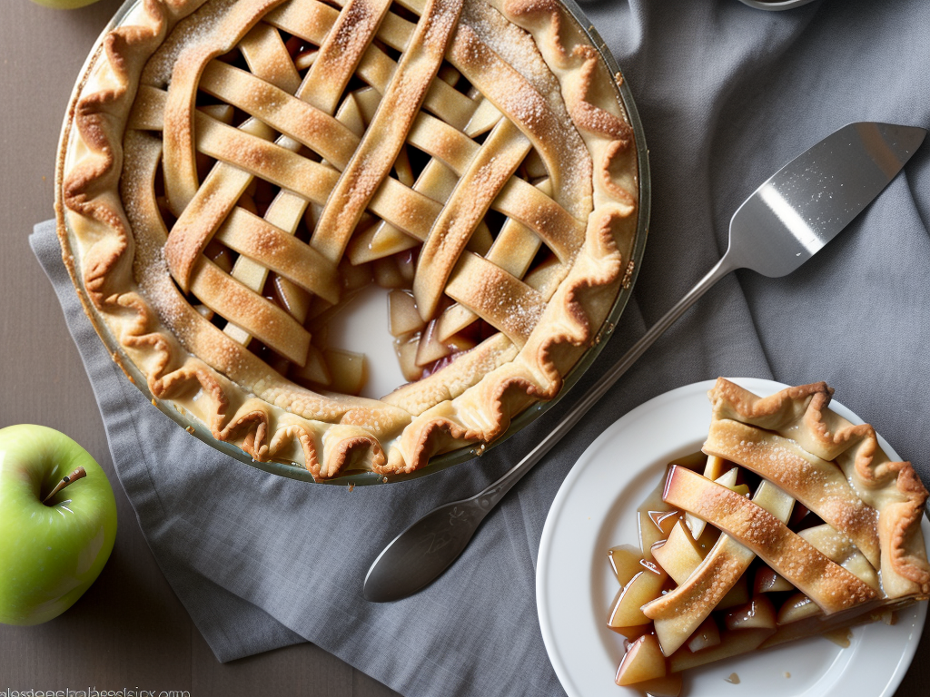 apple pie with graham crust