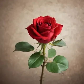 image of a red rose