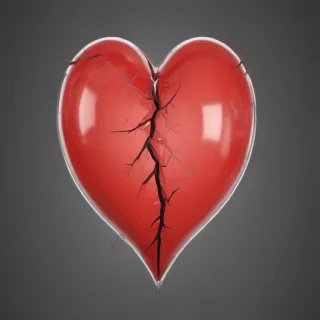 broken heart transparent