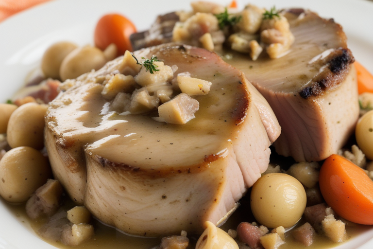crock pot pork chops with stuffing