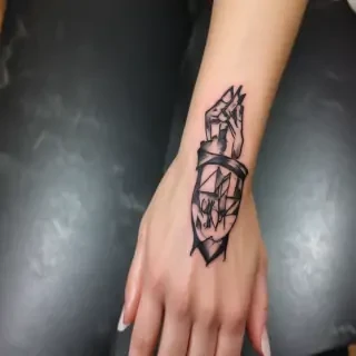 i love you sign language tattoo