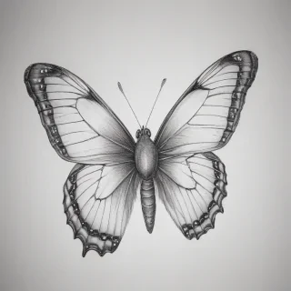 drawing butterflies