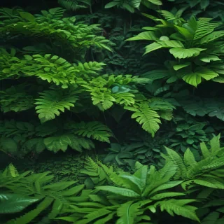 greenery background aesthetic