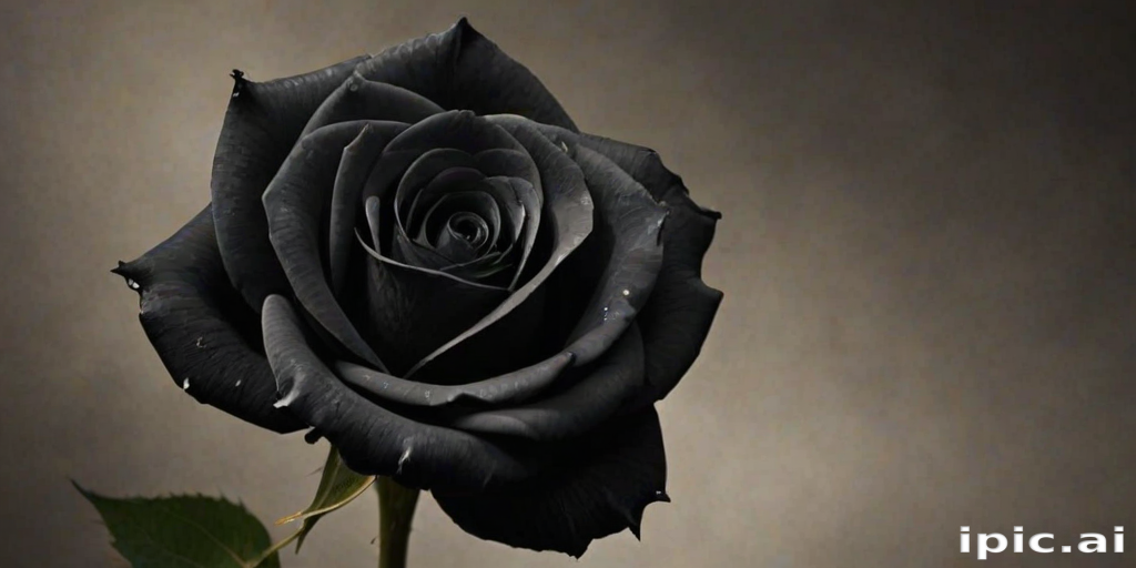 black rose picture