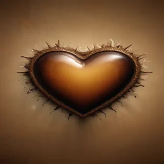 brown heart