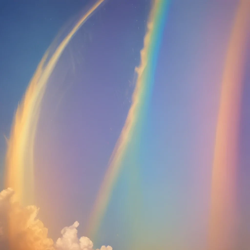 cute rainbow background