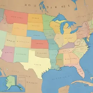united states map