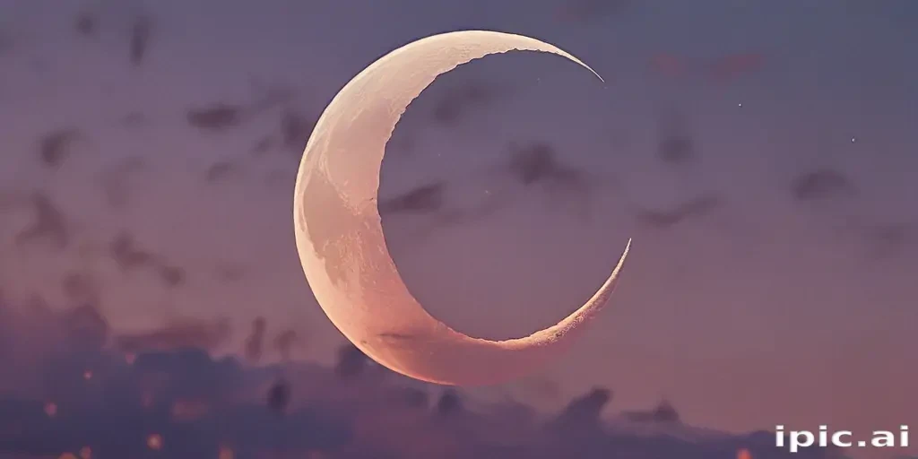 aesthetic crescent moon