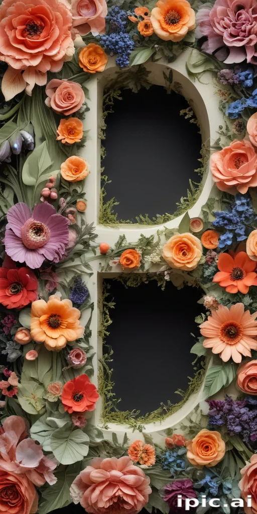 floral letters