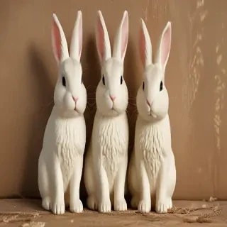 vintage bunnies