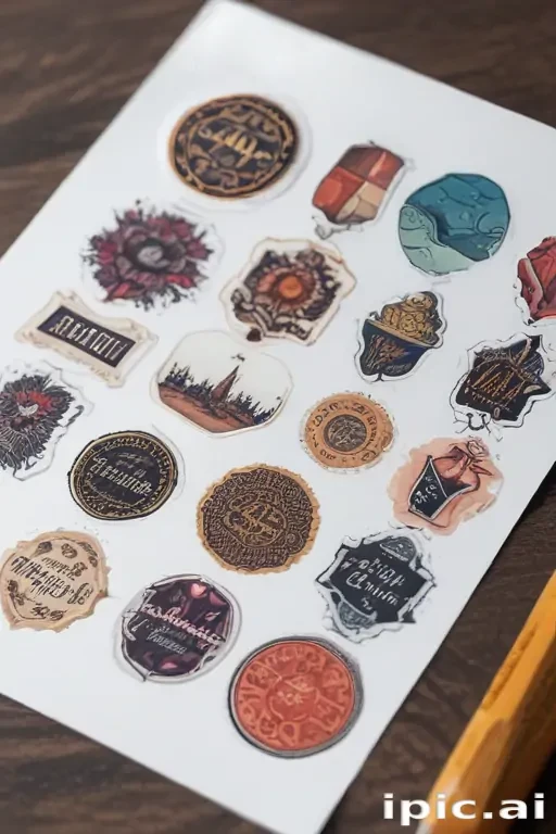 aesthetic stickers printable